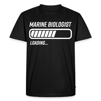 Barre de chargement des biologistes marins - T-shirt Premium bio Homme - noir - Devant - Nico (187cm)