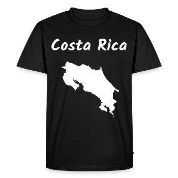 Vacances au Costa Rica en Amérique centrale - T-shirt Premium bio Homme - noir - Devant - Nico (187cm)
