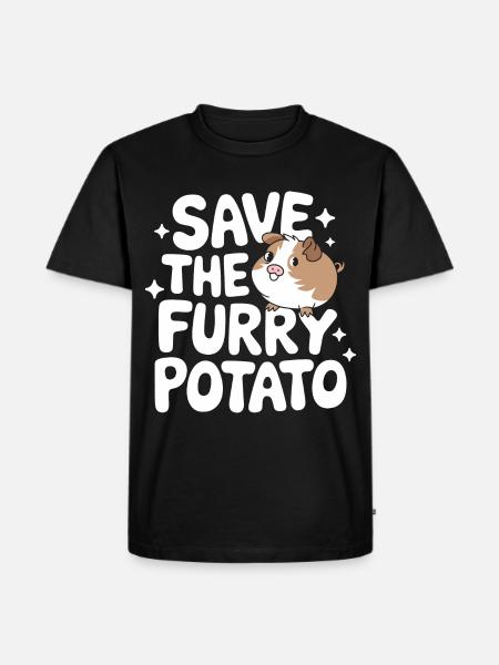 guinea pig - Men's Premium Organic T-Shirt - black