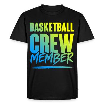 Équipe de basket-ball - T-shirt Premium bio Homme - noir - Devant - Nico (187cm)