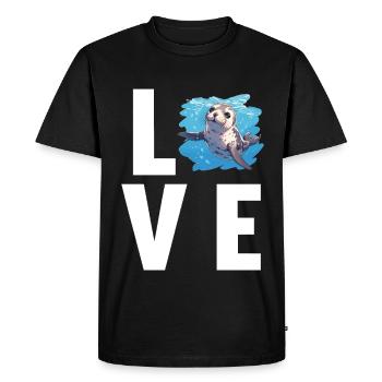 Seals, Seal - Men's Premium Organic T-Shirt - black - Front - Nico (187cm)