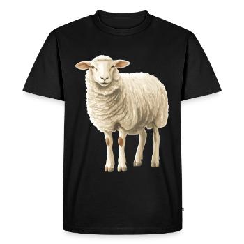 Mouton Mouton - T-shirt Premium bio Homme - noir - Devant - Nico (187cm)