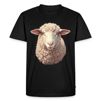 Mouton Mouton - T-shirt Premium bio Homme - noir - Devant - Nico (187cm)
