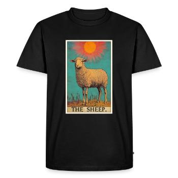 Mouton Mouton - T-shirt Premium bio Homme - noir - Devant - Nico (187cm)