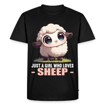 Mouton Mouton - T-shirt Premium bio Homme - noir - Devant - Nico (187cm)