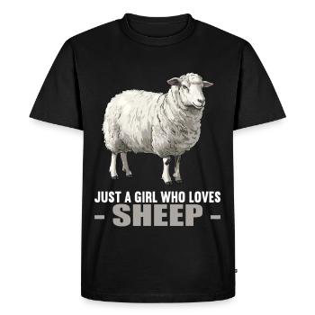 Mouton Mouton - T-shirt Premium bio Homme - noir - Devant - Nico (187cm)