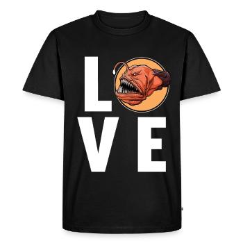 Poisson-grenouille poisson-grenouille - T-shirt Premium bio Homme - noir - Devant - Nico (187cm)