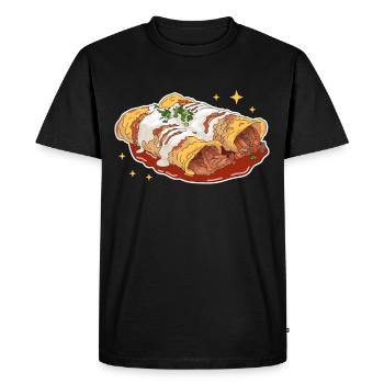 Enchilada Mexican Food Enchiladas Gift - Men's Premium Organic T-Shirt - black - Front - Nico (187cm)