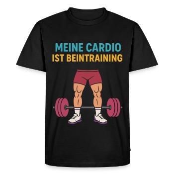 Fitness Gym Leg Day Sayings Funny Leg Workout - Men's Premium Organic T-Shirt - black - Front - Nico (187cm)