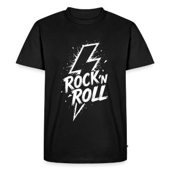 Rock 'n' Roll Blitz - T-shirt Premium bio Homme - noir - Devant - Nico (187cm)