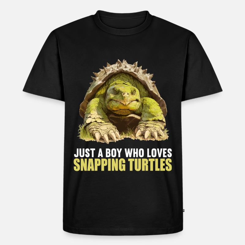 Snapping Turtles Snapping Turtle - Men's Premium Organic T-Shirt - black