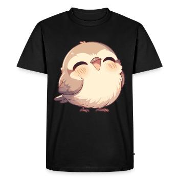 Moineaux Moineau - T-shirt Premium bio Homme - noir - Devant - Nico (187cm)