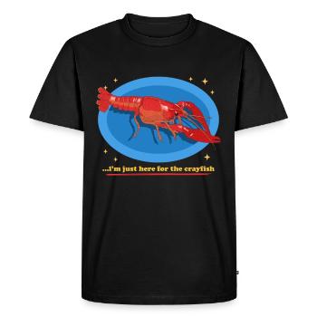 Crayfish Noble Crayfish Seafood Gifts - Men's Premium Organic T-Shirt - black - Front - Nico (187cm)