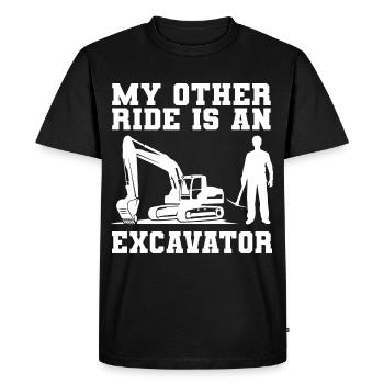 Gold Mining Gold Mine - Men's Premium Organic T-Shirt - black - Front - Nico (187cm)