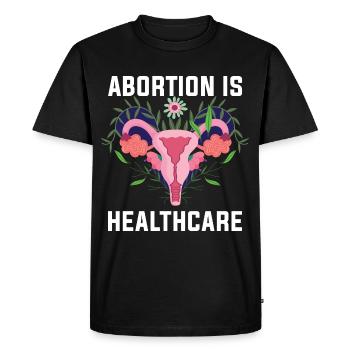 Feminism Feminist Feminist Pro Abortion - Men's Premium Organic T-Shirt - black - Front - Nico (187cm)