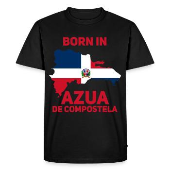 République dominicaine - T-shirt Premium bio Homme - noir - Devant - Nico (187cm)