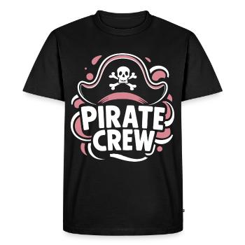 Pirate Pirate Carnival Halloween - Men's Premium Organic T-Shirt - black - Front - Nico (187cm)