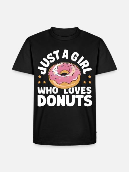 Donut Donuts Candy Bagel - Men's Premium Organic T-Shirt - black