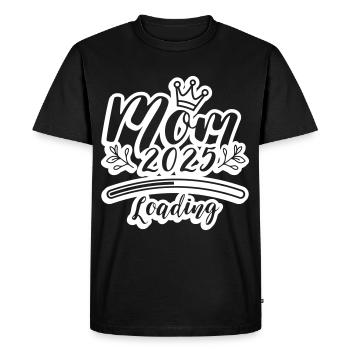 Mama 2025 Loading Mom - Men's Premium Organic T-Shirt - black - Front - Nico (187cm)