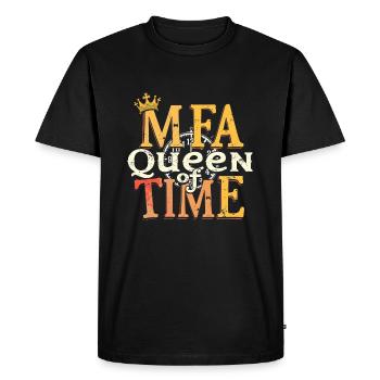 Spécialiste de la pratique médicale MFA Time Queen - T-shirt Premium bio Homme - noir - Devant - Nico (187cm)