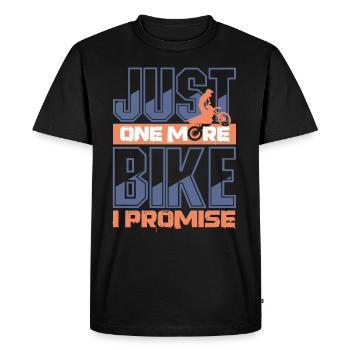 une seule moto de plus a promis plus de chemise - T-shirt Premium bio Homme - noir - Devant - Nico (187cm)