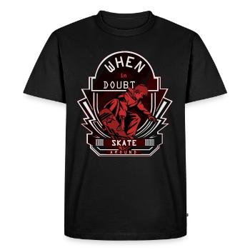 patineur - T-shirt Premium bio Homme - noir - Devant - Nico (187cm)