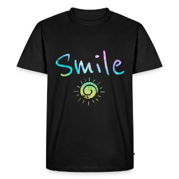 Festival Sun Laughter Fun Summer Dancing Gift - Men's Premium Organic T-Shirt - black - Front - Nico (187cm)