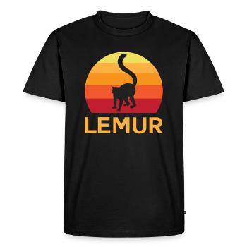 maki - T-shirt Premium bio Homme - noir - Devant - Nico (187cm)