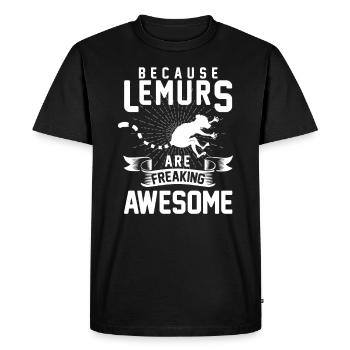 maki - T-shirt Premium bio Homme - noir - Devant - Nico (187cm)