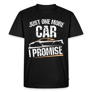 Drôle juste un cadeau de voiture de plus - T-shirt Premium bio Homme - noir - Devant - Nico (187cm)