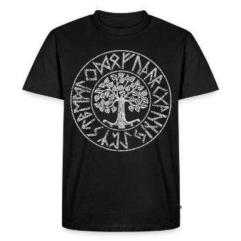viking - T-shirt Premium bio Homme - noir - Devant - Nico (187cm)