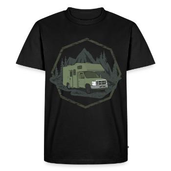 RV - T-shirt Premium bio Homme - noir - Devant - Nico (187cm)
