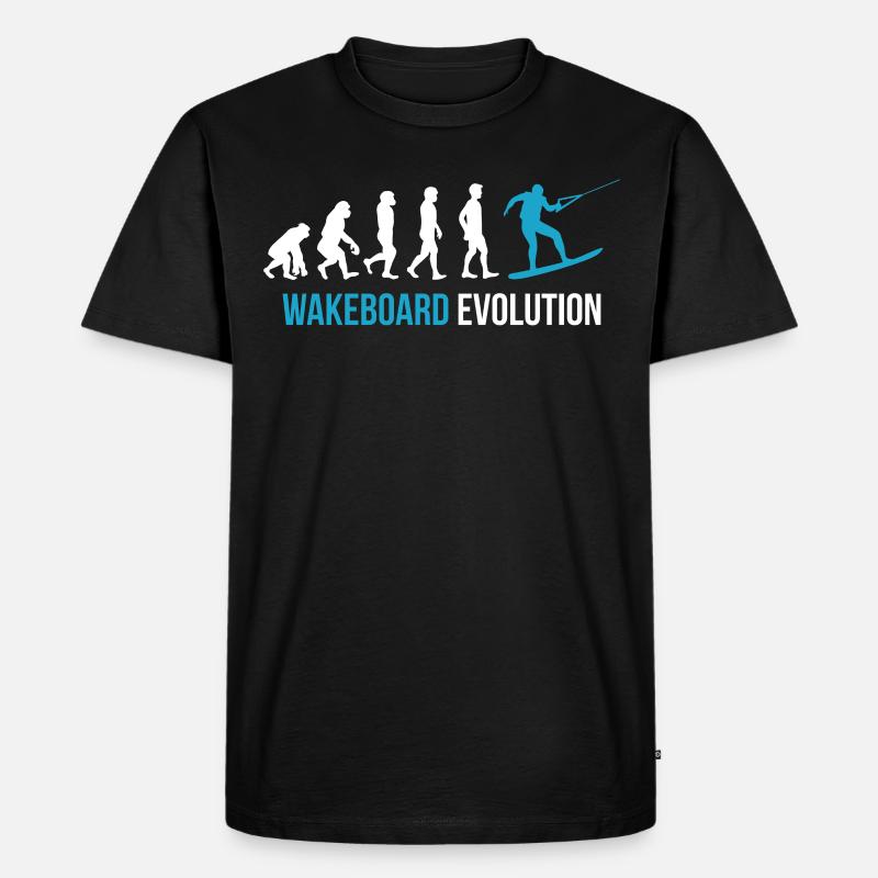 Evolution du wakeboard - T-shirt Premium bio Homme - noir