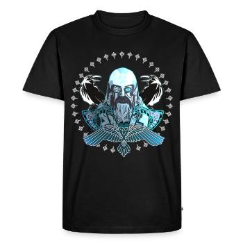 Odin - Men's Premium Organic T-Shirt - black - Front - Nico (187cm)