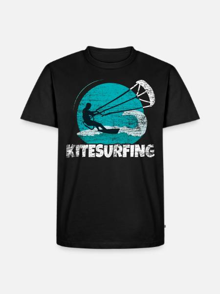 Kitesurfing - T-shirt Premium bio Homme - noir