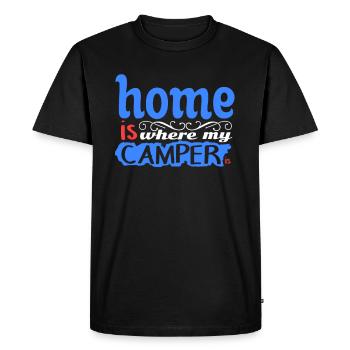 RV - T-shirt Premium bio Homme - noir - Devant - Nico (187cm)