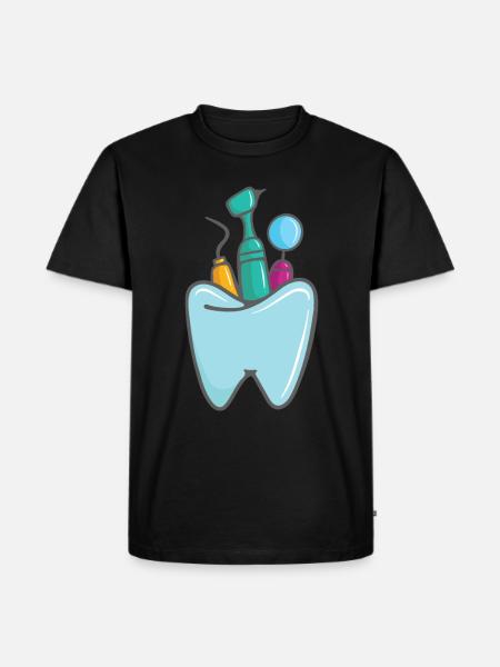 Cool Dentist Instruments Dentists gift - T-shirt Premium bio Homme - noir