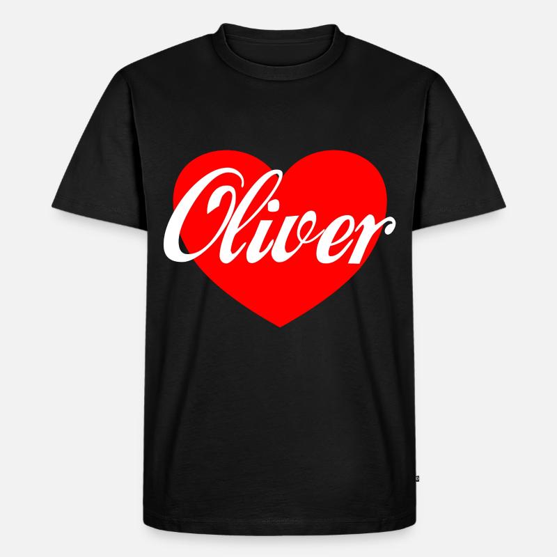 Oliver Geschenkidee Lustig Michael - Männer Premium Bio T-Shirt - Schwarz