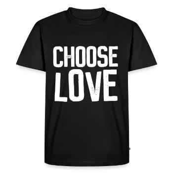 Choisissez Love George Funny Wham Gift idea - T-shirt Premium bio Homme - noir - Devant - Nico (187cm)