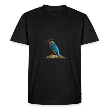 Bird gift children - Men's Premium Organic T-Shirt - black - Front - Nico (187cm)