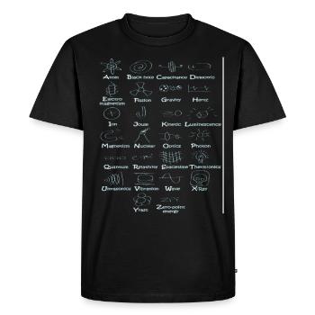 Geeks - T-shirt Premium bio Homme - noir - Devant - Nico (187cm)