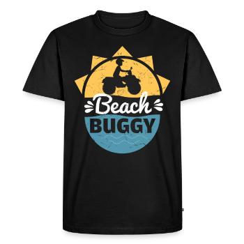 Beach Buggy Dune Buggy Lover - Men's Premium Organic T-Shirt - black - Front - Nico (187cm)