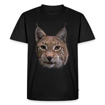 Cadeau de Lynx Design Lynx Wildcats - T-shirt Premium bio Homme - noir - Devant - Nico (187cm)