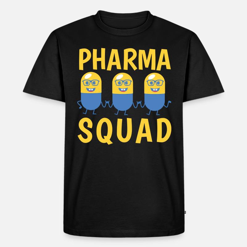 Pharma Squad Dancing Pills - Men's Premium Organic T-Shirt - black