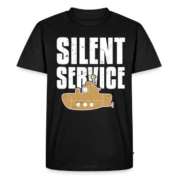 Sous-marin sous-marin de U-Boat de service silencieux - T-shirt Premium bio Homme - noir - Devant - Nico (187cm)