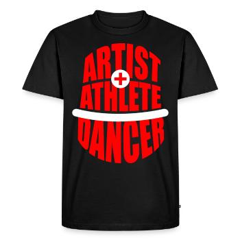 Salsa Ballerine Tapdance Pole - T-shirt Premium bio Homme - noir - Devant - Nico (187cm)