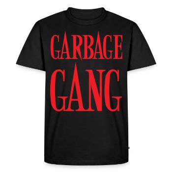 Camion à ordures - T-shirt Premium bio Homme - noir - Devant - Nico (187cm)
