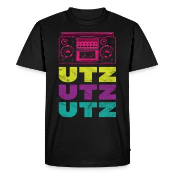 Beats - Beat Box - Men's Premium Organic T-Shirt - black - Front - Nico (187cm)