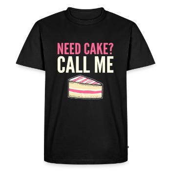 Pâtisserie Pâtisserie Pâtisserie Pâtisserie Cuisine Kondi - T-shirt Premium bio Homme - noir - Devant - Nico (187cm)
