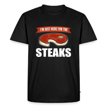 Grillades BBQ BBQ Saison BBQ Cook Grill King Gril - T-shirt Premium bio Homme - noir - Devant - Nico (187cm)
